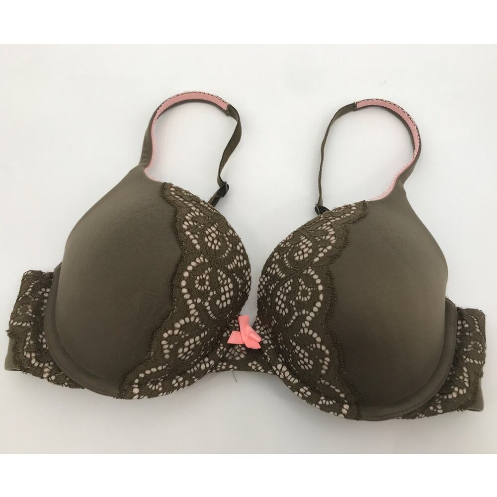 Victoria's Secret Body By Victoria Perfect Shape Padded Push Up Bra Size 34C